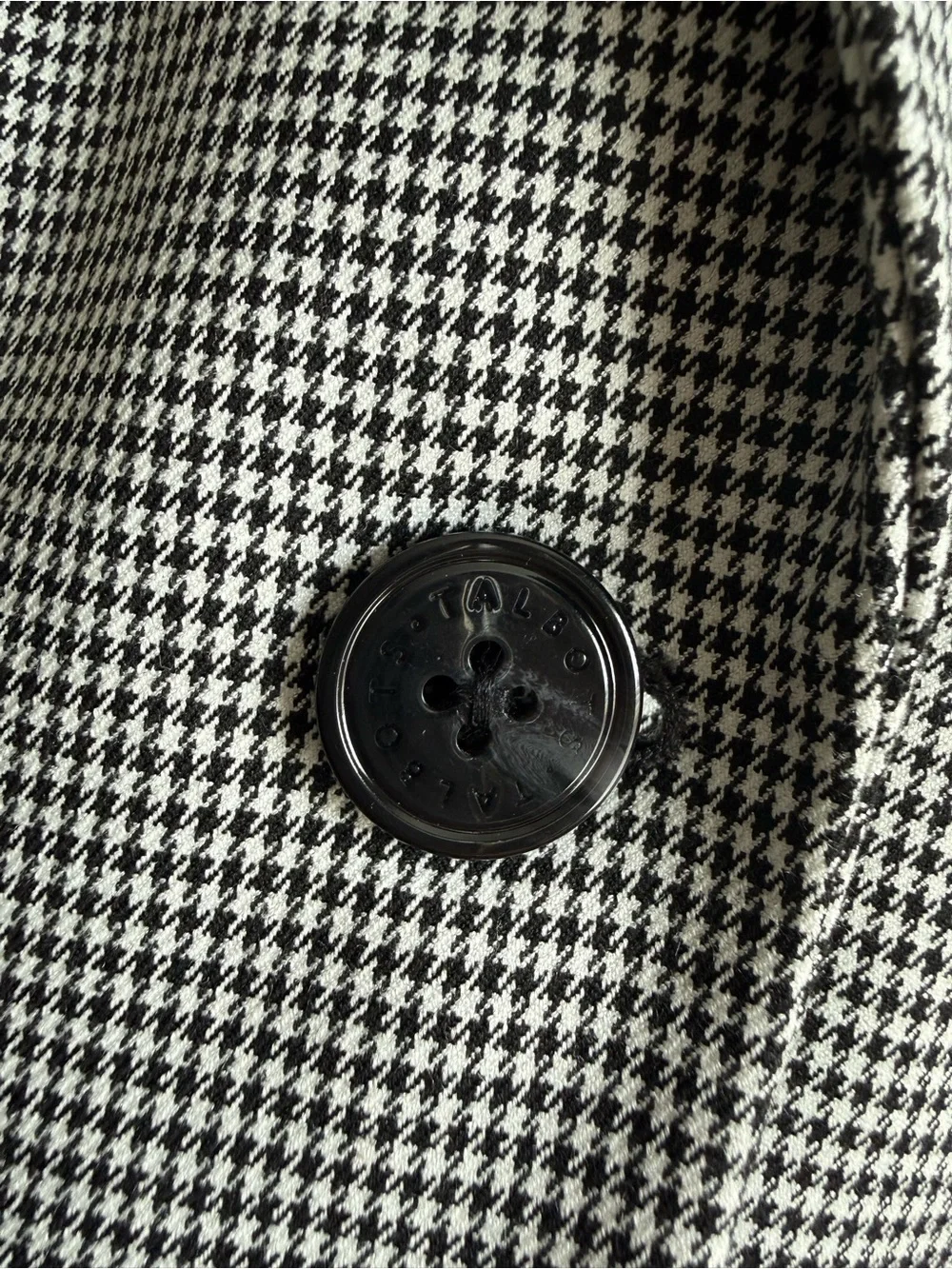 Talbots Square Houndstooth Blazer